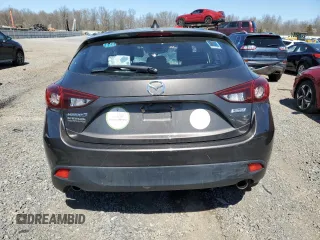 2014 Mazda 3 i Grand Touring with VIN JM1BM1M74E1206837, listed as a Copart auction lot 52314345 with Not Provided miles and Salvage Title. Bid and sale history available at DreamBid. Image 6.