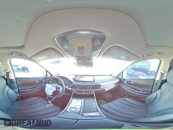 2021 Genesis GV80 with VIN KMUHB4SB2MU062837, listed as a Copart auction lot 79848464 with 61,294 mi miles and Salvage title. Bid and sale history available at DreamBid. Image 16.