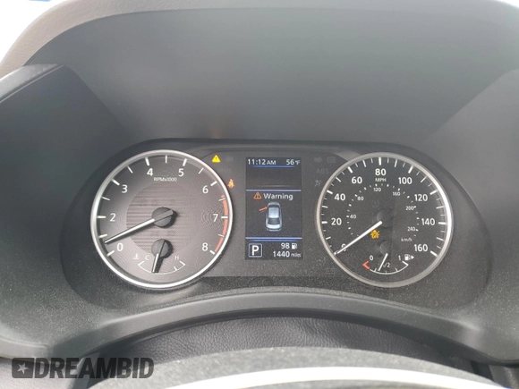 2025 Nissan Sentra S with VIN 3N1AB8BV5SY270147, listed as a Copart auction lot 51860955 with 1,440 mi miles and Salvage Title. Bid and sale history available at DreamBid. Image 9.