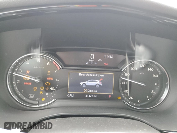 2020 Cadillac XT5 Premium Luxury FWD with VIN 1GYKNCRS5LZ143388, listed as a Copart auction lot 51459655 with 41,422 mi miles and Salvage Title. Bid and sale history available at carsss.com. Image 9.