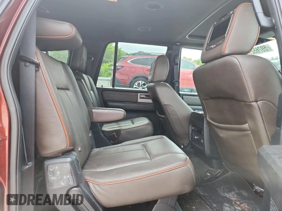 2015 Ford Expedition Max XLT with VIN 1FMJK1JT6FEF33622, listed as a Copart auction lot 59765295 with 160,625 mi miles and Salvage title. Bid and sale history available at DreamBid. Image 10.