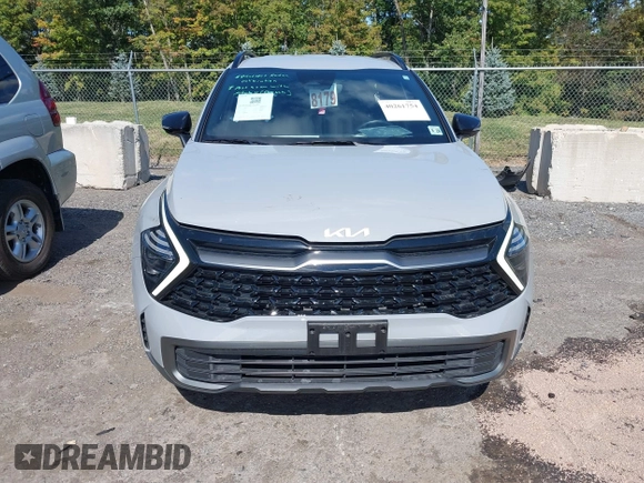 2024 Kia Sportage X-Line with VIN 5XYK6CDF3RG140610, listed as a IAAI auction lot 40261754 with 22,733 mi miles and . Bid and sale history available at carsss.com. Image 12.