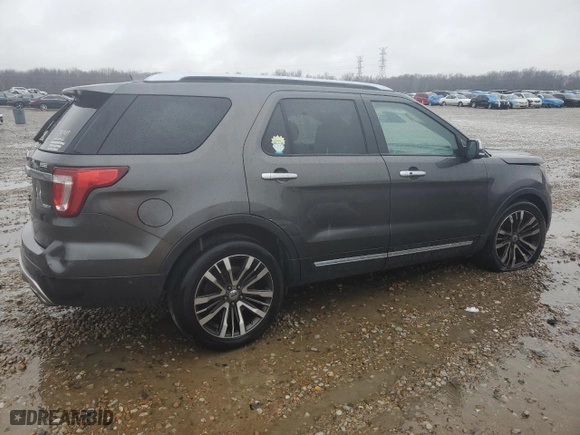 2016 Ford Explorer Platinum with VIN 1FM5K8HT2GGD33620, listed as a Copart auction lot 44433785 with 203,516 mi miles and Salvage Title. Bid and sale history available at carsss.com. Image 3.