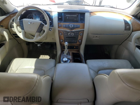 2011 Infiniti QX56 7-passenger with VIN JN8AZ2NEXB9005414, listed as a Copart auction lot 54880575 with 174,929 mi miles and Clean Title. Bid and sale history available at carsss.com. Image 8.