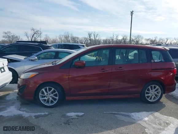 2012 Mazda Mazda5 Touring with VIN JM1CW2CL2C0114633, listed as a IAAI auction lot 41345949 with NaN miles. Bid and sale history available at carsss.com. Image 15.