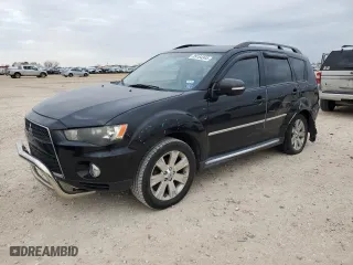 2012 Mitsubishi Outlander SE with VIN JA4AS3AW5CU002014, listed as a Copart auction lot 89164345 with 164,839 mi miles and Salvage Title. Bid and sale history available at carsss.com. Image 1.