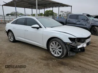 2019 Audi A6 Premium Plus with VIN WAUE8AF29KN127880, listed as a Copart auction lot 53241874 with 54,968 mi miles. Bid and sale history available at carsss.com. Image 4.