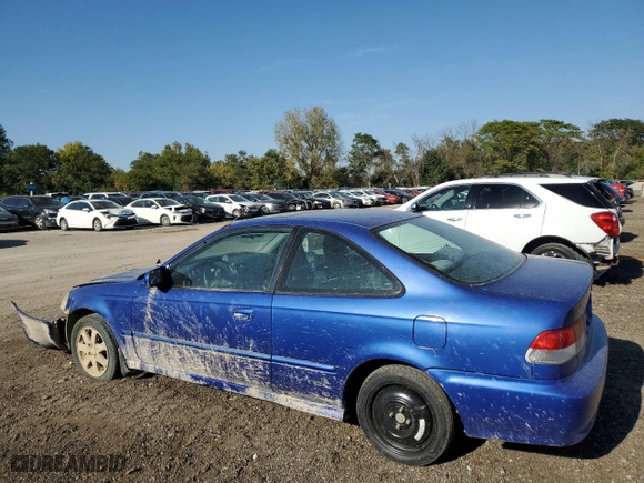 1999 Honda Civic Si with VIN 1HGEM1159XL096151, listed as a Copart auction lot 74804884 with 153,735 mi miles and Salvage Title. Bid and sale history available at carsss.com. Image 2.
