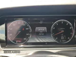 2017 Mercedes-Benz S 550 with VIN WDDUG8FB9HA322605, listed as a Copart auction lot 50385435 with 72,715 mi miles and Salvage Title. Bid and sale history available at carsss.com. Image 9.