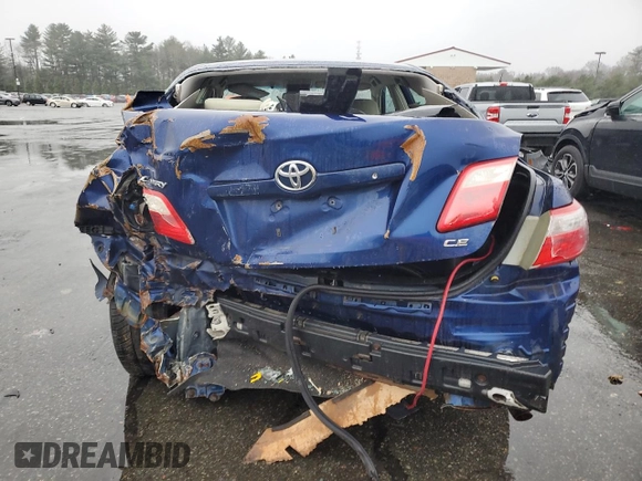 2007 Toyota Camry CE with VIN 4T1BE46K27U103235, listed as a Copart auction lot 51751585 with 225,130 mi miles and Salvage Title. Bid and sale history available at DreamBid. Image 6.