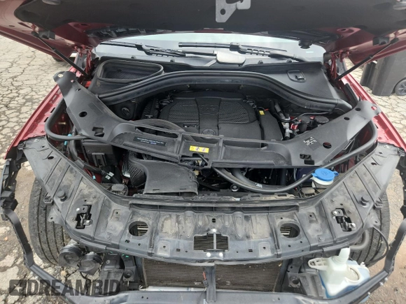 2016 Mercedes-Benz GLE 350 with VIN 4JGDA5JB7GA768568, listed as a Copart auction lot 59925825 with 93,826 mi miles and Salvage title. Bid and sale history available at DreamBid. Image 11.