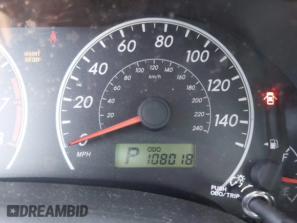2013 Toyota Corolla L with VIN 2T1BU4EE6DC952330, listed as a IAAI auction lot 41792948 with 108,018 mi miles. Bid and sale history available at carsss.com. Image 15.