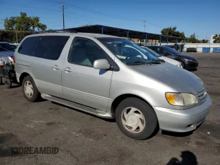 2003 Toyota Sienna LE with VIN 4T3ZF13CX3U548606, listed as a Copart auction lot 76382844 with 199,793 mi miles and Salvage Title. Bid and sale history available at carsss.com. Image 4.