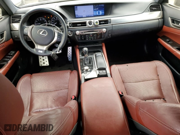 2013 Lexus GS 350 with VIN JTHBE1BLXD5014583, listed as a Copart auction lot 65839464 with 129,335 mi miles and Salvage Title. Bid and sale history available at carsss.com. Image 8.
