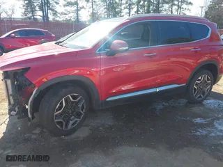 2021 Hyundai Santa Fe Limited with VIN 5NMS44ALXMH335849, listed as a IAAI auction lot 41375048 with 77,844 mi miles. Bid and sale history available at carsss.com. Image 2.