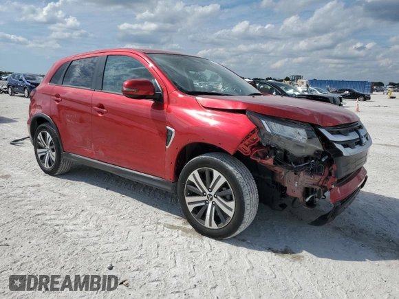 2022 Mitsubishi Outlander Sport ES with VIN JA4ARUAU6NU024140, listed as a Copart auction lot 50470765 with 18,776 mi miles and Salvage Title. Bid and sale history available at carsss.com. Image 4.