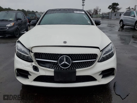 2019 Mercedes-Benz C with VIN NY75020, listed as a Copart auction lot 43911244 with 20,400 mi miles and . Bid and sale history available at DreamBid. Image 5.