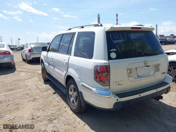 2007 Honda Pilot EX-L with VIN 5FNYF18567B032406, listed as a IAAI auction lot 42120219 with 205,687 mi miles. Bid and sale history available at carsss.com. Image 3.