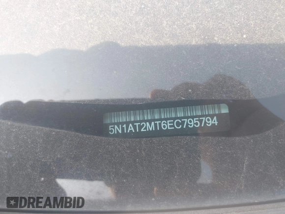 2014 Nissan Rogue S z VIN 5N1AT2MT6EC795794, wystawiony jako IAAI lot #42328662 z przebiegiem Nie podano mil oraz . Historia ofert i sprzedaży dostępna na DreamBid. Obrazek 9.