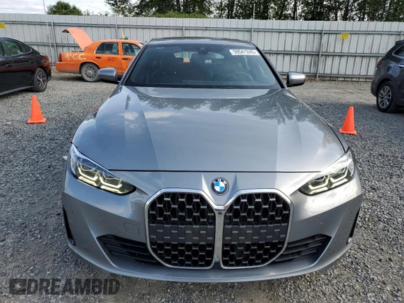 2024 BMW 4 Series 430i xDrive with VIN WBA73AV02RFS05136, listed as a Copart auction lot 59541245 with 11,677 mi miles and Salvage title. Bid and sale history available at DreamBid. Image 5.