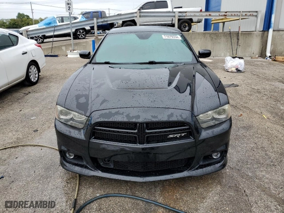 2012 Dodge Charger SRT8 with VIN 2C3CDXEJ8CH217246, listed as a Copart auction lot 71079334 with 105,528 mi miles and Salvage Title. Bid and sale history available at carsss.com. Image 5.