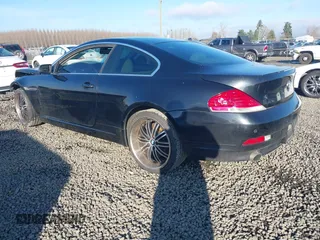 2006 BMW 6 Series 650Ci with VIN WBAEH13436CR50666, listed as a IAAI auction lot 41263683 with 1 mi miles. Bid and sale history available at carsss.com. Image 3.