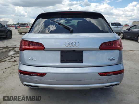 2018 Audi Q5 Premium Plus с VIN WA1BNAFY5J2097127, выставлен на аукционе Copart как лот 56577515 с пробегом Не указан миль и Списание • Salvage title. История ставок и продаж доступна на DreamBid. Изображение 6.
