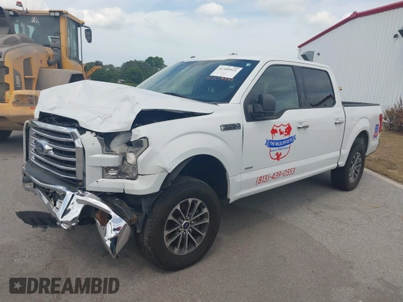 2017 Ford F-150 XL with VIN 1FTEW1EP6HFB40594, listed as a IAAI auction lot 41309921 with 184,454 mi miles. Bid and sale history available at carsss.com. Image 2.