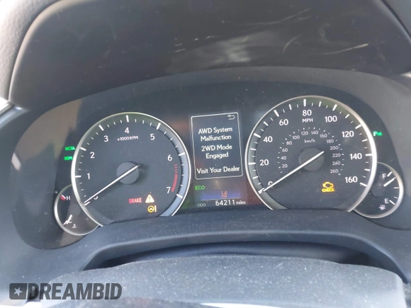 2017 Lexus RX 350 with VIN 2T2BZMCA3HC056800, listed as a IAAI auction lot 41815976 with 64,211 mi miles and . Bid and sale history available at DreamBid. Image 7.