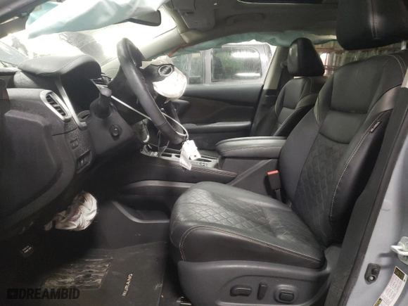 2023 Nissan Murano Platinum with VIN 5N1AZ2DJ4PC126732, listed as a Copart auction lot 88158765 with 20,991 mi miles and Salvage Title. Bid and sale history available at carsss.com. Image 7.