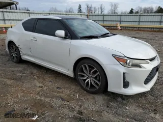 2015 Scion tC with VIN JTKJF5C75FJ006350, listed as a Copart auction lot 43591335 with 56,851 mi miles and Salvage Title. Bid and sale history available at carsss.com. Image 4.