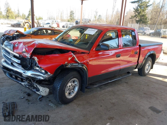 2001 Dodge Dakota Sport with VIN 1B7GL2AN81S106374, listed as a IAAI auction lot 41435940 with 183,540 mi miles. Bid and sale history available at carsss.com. Image 17.
