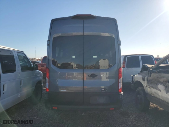 2022 Ford Transit Passenger Wagon XL with VIN 1FBVU5XGXNKA05166, listed as a Copart auction lot 83364624 with 28,288 mi miles and Salvage Title. Bid and sale history available at carsss.com. Image 6.