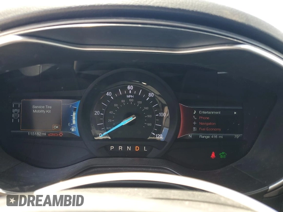 2019 Ford Fusion Hybrid SE with VIN 3FA6P0LU8KR205756, listed as a Copart auction lot 53246655 with 115,182 mi miles and Non Repairable. Bid and sale history available at carsss.com. Image 9.