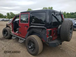 2012 Jeep Wrangler Unlimited Sport with VIN 1C4BJWDG6CL234419, listed as a Copart auction lot 62284825 with 66,649 mi miles and Salvage title. Bid and sale history available at DreamBid. Image 2.