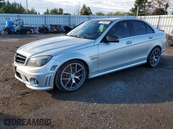 2009 Mercedes-Benz C 63 AMG with VIN WDDGF77X09F344369, listed as a Copart auction lot 71540514 with 221,938 mi miles and Non Repairable. Bid and sale history available at DreamBid. Image 1.