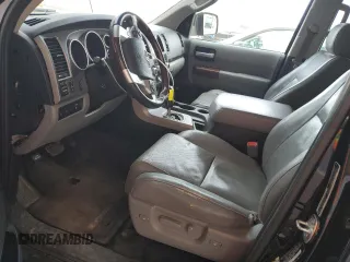 2014 Toyota Sequoia Platinum with VIN 5TDDW5G13ES093998, listed as a Copart auction lot 47240195 with 176,320 mi miles and Salvage Title. Bid and sale history available at carsss.com. Image 7.