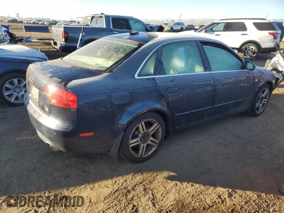 2005 Audi A4 3.2L with VIN WAUDG68E55A510438, listed as a Copart auction lot 83789484 with 136,393 mi miles and Clean Title. Bid and sale history available at carsss.com. Image 3.