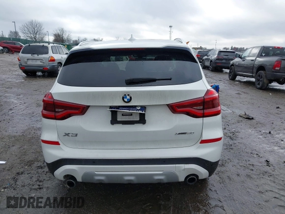 2020 BMW X3 xDrive30i with VIN 5UXTY5C0XL9D36965, listed as a IAAI auction lot 41578019 with Not Provided miles and . Bid and sale history available at DreamBid. Image 15.