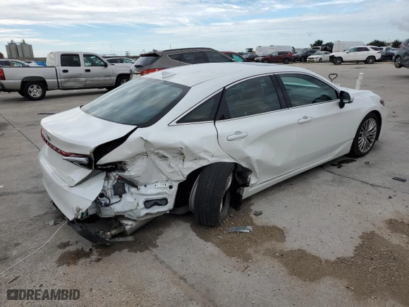 2022 Toyota Avalon Limited with VIN 4T1DZ1FB0NU081194, listed as a Copart auction lot 63980014 with 25,884 mi miles and Salvage Title. Bid and sale history available at carsss.com. Image 3.
