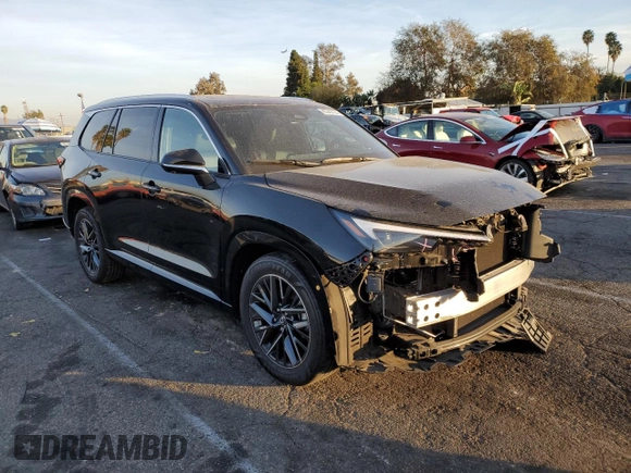 2024 Lexus TX 350 with VIN 5TDAAAA65RS007966, listed as a Copart auction lot 85343724 with 35,782 mi miles and Salvage title. Bid and sale history available at DreamBid. Image 4.
