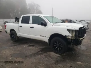 2017 Nissan Titan S with VIN 1N6AA1EJ9HN506253, listed as a Copart auction lot 85048914 with 256,158 mi miles and Salvage Title. Bid and sale history available at carsss.com. Image 4.