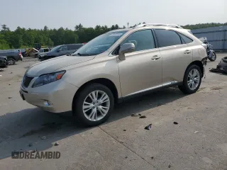 2011 Lexus RX 450h with VIN JTJBC1BA6B2423942, listed as a Copart auction lot 59563105 with 191,439 mi miles and Salvage title. Bid and sale history available at DreamBid. Image 1.