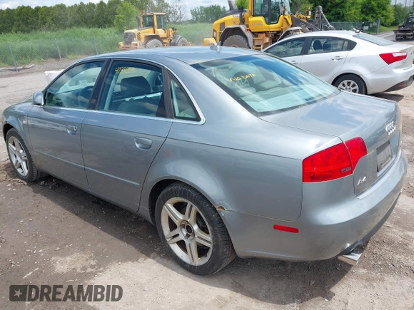 2007 Audi A4 2.0T с VIN WAUDF78E77A014746, выставлен на аукционе IAAI как лот 42382690 с пробегом 148 206 миль миль и . История ставок и продаж доступна на DreamBid. Изображение 3.