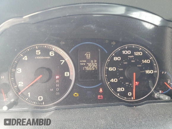 2004 Acura TSX with VIN JH4CL968X4C038165, listed as a Copart auction lot 61095245 with 176,657 mi miles and Clean title. Bid and sale history available at DreamBid. Image 9.