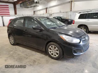 2013 Hyundai Accent GL with VIN KMHCT5AE4DU136721, listed as a Copart auction lot 53184005 with 354,709 mi miles and Clean Title. Bid and sale history available at carsss.com. Image 4.