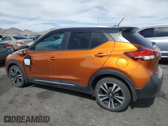 2019 Nissan Kicks SR with VIN 3N1CP5CU3KL562052, listed as a Copart auction lot 53169145 with 66,770 mi miles and Salvage Title. Bid and sale history available at carsss.com. Image 2.