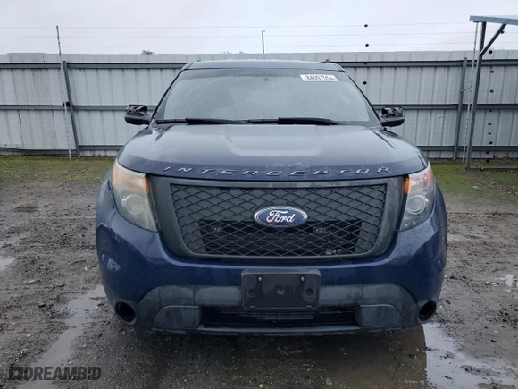 2014 Ford Police Interceptor Utility with VIN 1FM5K8AT3EGB54722, listed as a Copart auction lot 84097554 with 120,011 mi miles and Clean Title. Bid and sale history available at carsss.com. Image 5.
