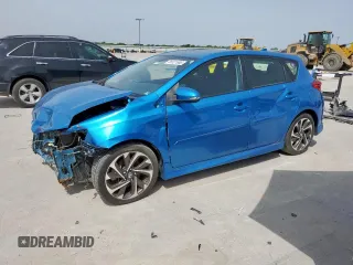 2016 Scion iM z VIN JTNKARJE6GJ508588, wystawiony jako Copart lot #56521965 z przebiegiem 81 800 mil mil oraz Szkody całkowita. Historia ofert i sprzedaży dostępna na DreamBid. Obrazek 1.