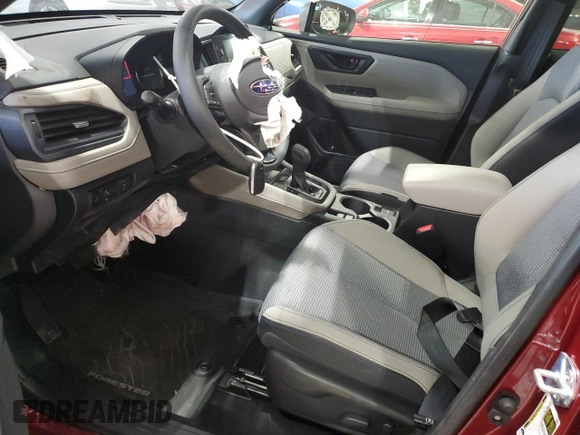 2025 Subaru Forester Premium with VIN JF2SLDDC8SH431025, listed as a Copart auction lot 54746375 with 15,502 mi miles and Salvage title. Bid and sale history available at DreamBid. Image 7.